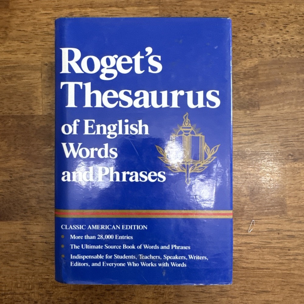 Rogets Thesaurus Of English Words And Phrases (1990) HCDJ